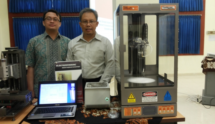 Dosen UGM Kembangkan Mesin Pemintal Elektrik Nanofiber