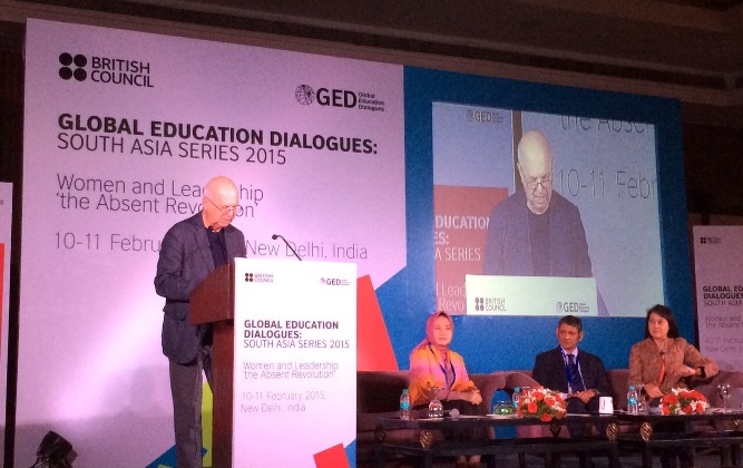 Rektor UGM Jadi Pembicara Kunci Global Education Dialogue di New Delhi