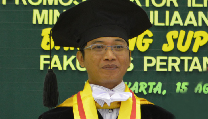 Teliti Efisiensi Seleksi Berdasar Penanda Molekular, Dosen UPN Yogyakarta Raih Doktor