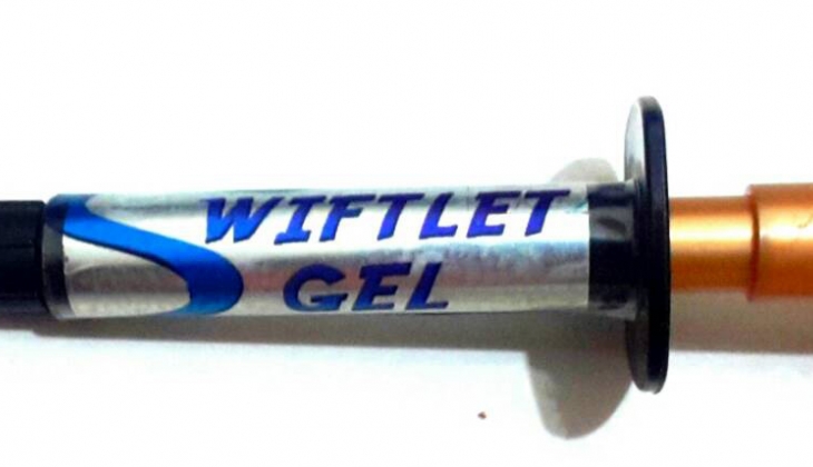 Sarang burung Walet yang sudah dibuat menjadi gel sarang walet atau wiftlet gel
