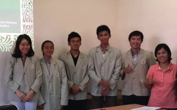 Tim peneliti bersama dosen pembimbing