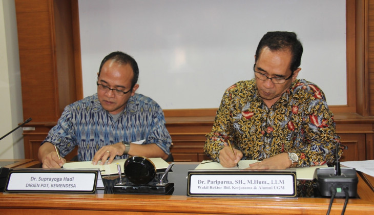 Bantu Rumuskan Kebijakan, Kementerian Desa Gandeng Ahli dari UGM