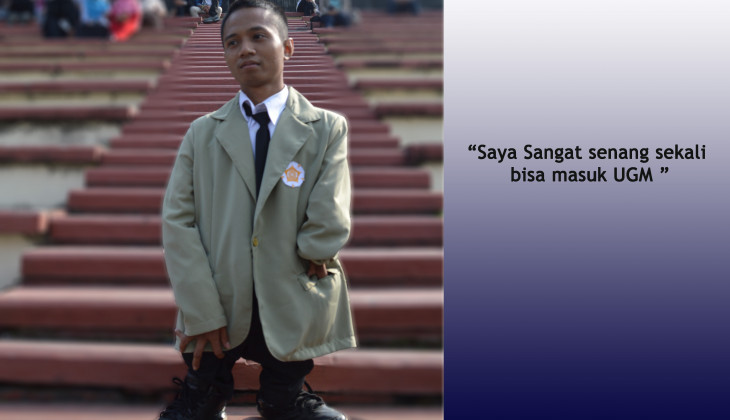 Keterbatasan Fisik Tak Halangi Eki Kuliah di UGM