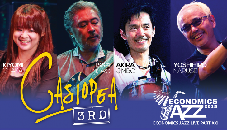 Casiopea Bakal Sepanggung Dengan Krakatau Dalam Economic Jazz 2015
