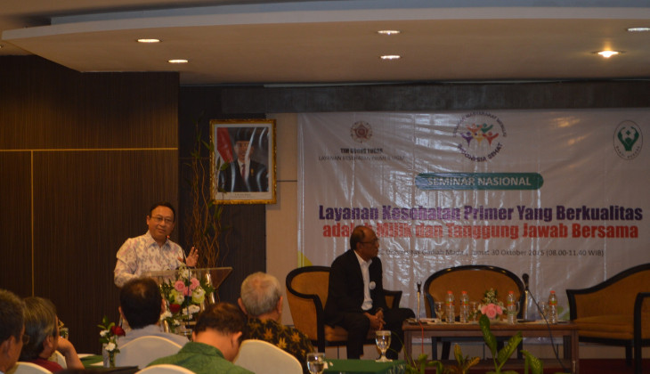 Prof. Iwan Dwiprahasto Saat Mengisi Acara