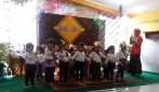Pentas seni oleh anak-anak TPA Tungga Dewi UGM dalam perayaan HUT TPA ke-30, Jum'at (8/1).