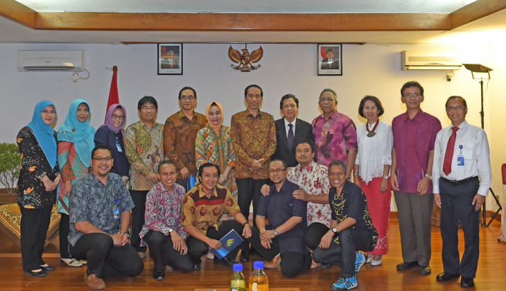 Presiden Jokowi Terima Para Peneliti UGM