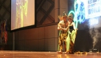 UKJGS UGM menampilkan tarian fragmen kisah Ramayana yakni Rama Kidang Cakil dalam FESCO 2016.