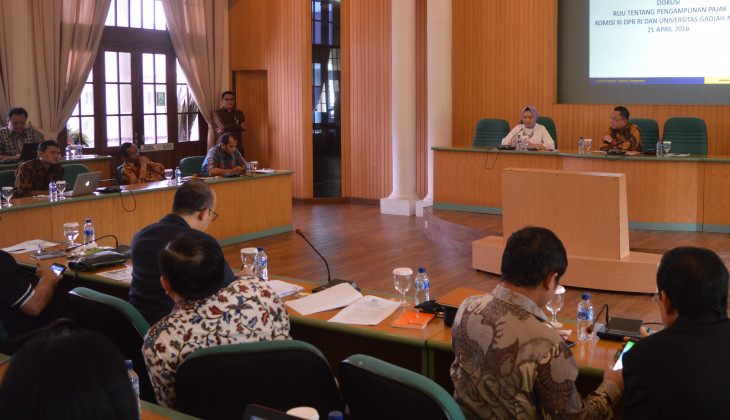 Bahas RUU Pengampunan Pajak, Komisi XI DPR Berdiskusi dengan Pakar UGM