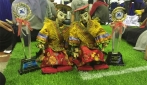 Robot tari UGM menyabet medali emas dari Kontes Robot Seni Tari Indonesia (KRSTI) sekaligus meraih predikat the best artistic.