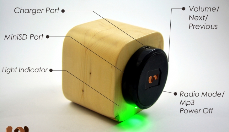 Mahasiswa UGM Kembangkan Produk Bluetooth Speaker Berbahan Kayu, WOOBS