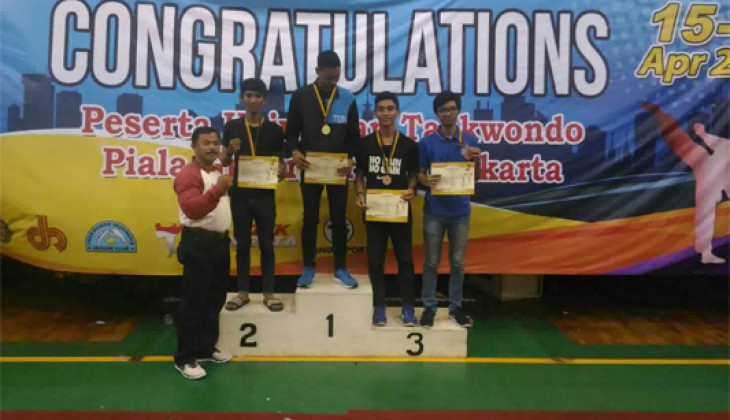 Taekwondo UGM Sabet 7 Medali Piala Gubernur DKI