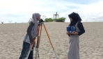 Mahasiswa UGM Buat Pemodelan 3D Gumuk Pasir Parangkusumo