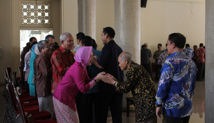 Halal bi Halal Mengawali Hari Pertama Kerja di UGM