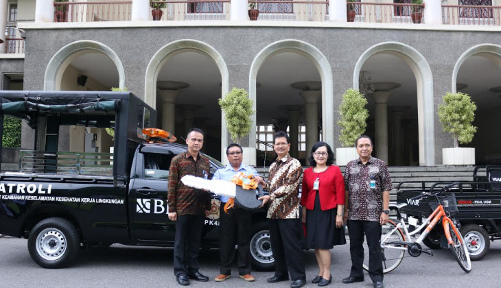 UGM Terima Bantuan Mobil Patroli BNI