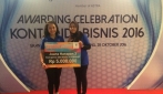 Tim Fantastico UGM meraih juara harapan 3 kompetisi bisnis FIFGroup 2016.
