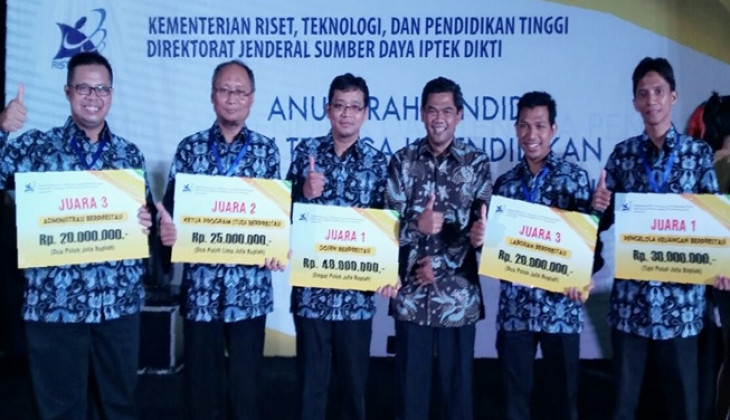 UGM Raih Juara Diktendik Berprestasi Nasional 2016