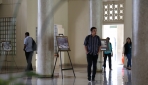Pameran Perjalanan Sejarah UGM di Balairung