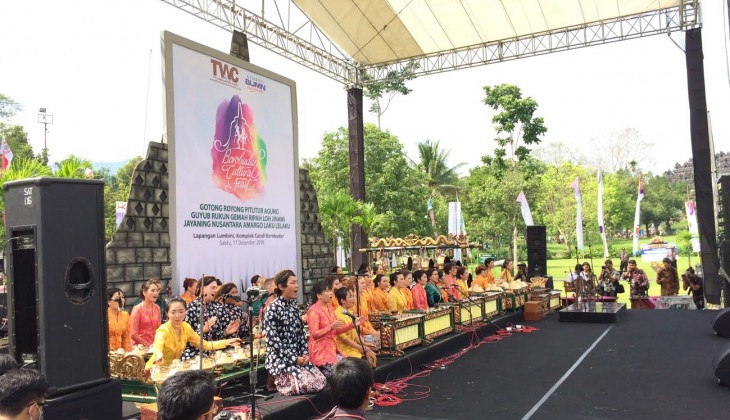  Mahasiswa Internasional UGM Tampil di Borobudur Cultural Feast 2016