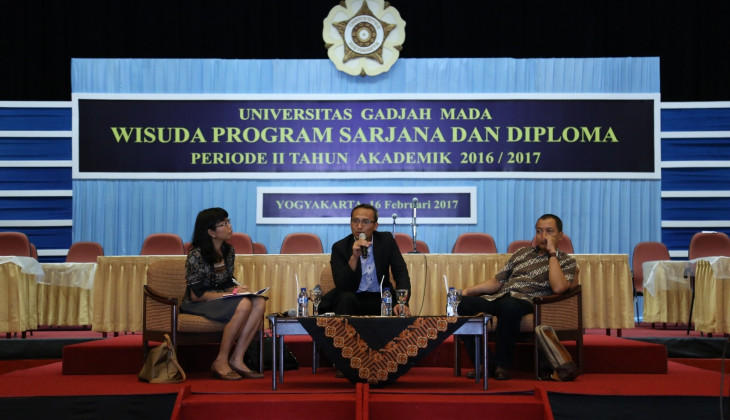 UGM Graduates Have to be Creative and Persevere