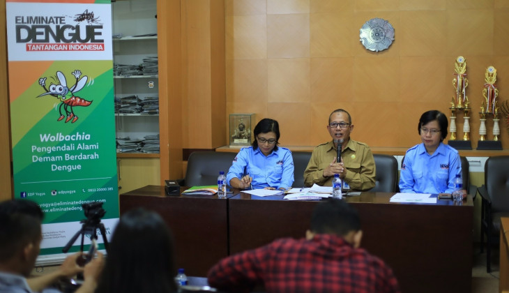 Pelepasan Nyamuk Ber-Wolbachia Diperluas di 12 Kelurahan Kota Yogya