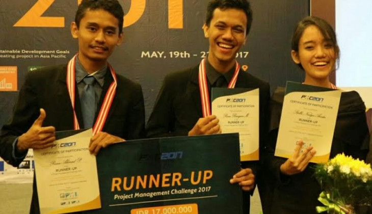 Mahasiswa UGM Juara 2 Project Menagement Challenge 2017