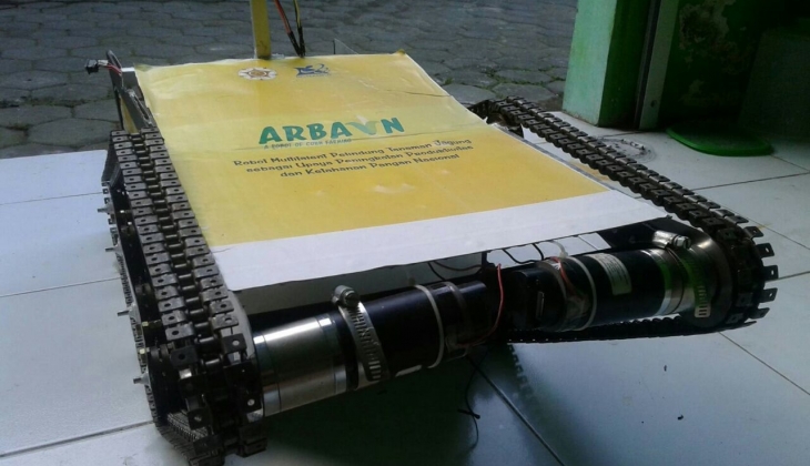 ARBAIN, Robot Monitoring Tanaman Jagung Karya Mahasiswa UGM