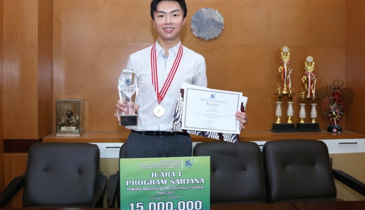 Mahasiswa UGM Raih Juara I Mahasiswa Berprestasi Nasional 2017