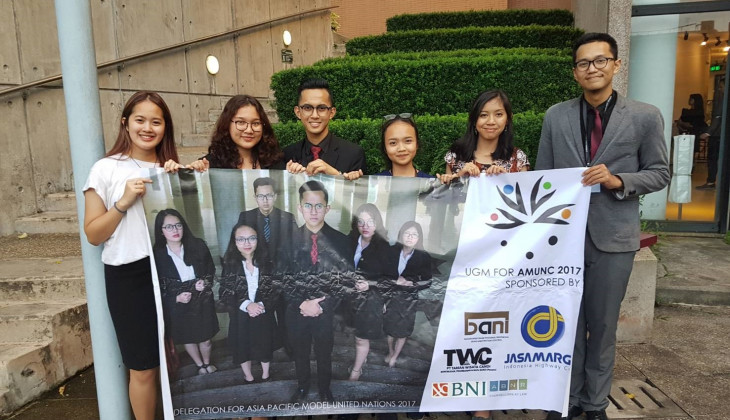 Delegasi UGM Mengharumkan Indonesia pada Simulasi Sidang PBB se-Asia Pasifik