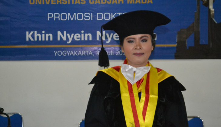 Mahasiswa Asal Myanmar Raih Doktor Ilmu Geologi di UGM