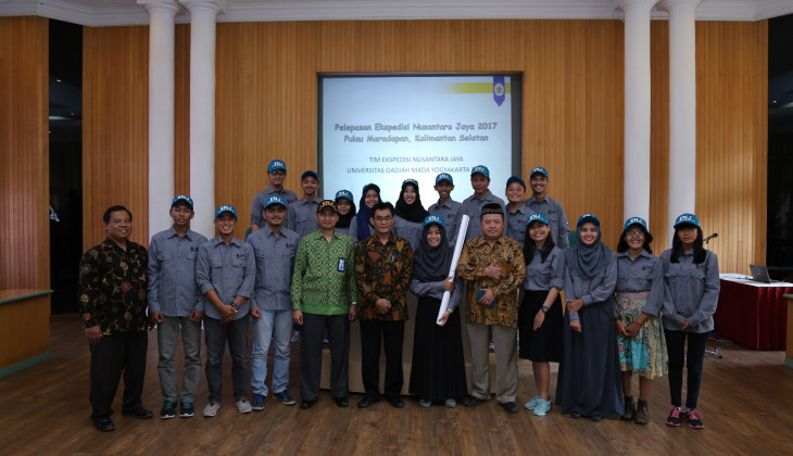 Tim Ekspedisi Nusantara Jaya 2017 menuju Pulau Maradapan