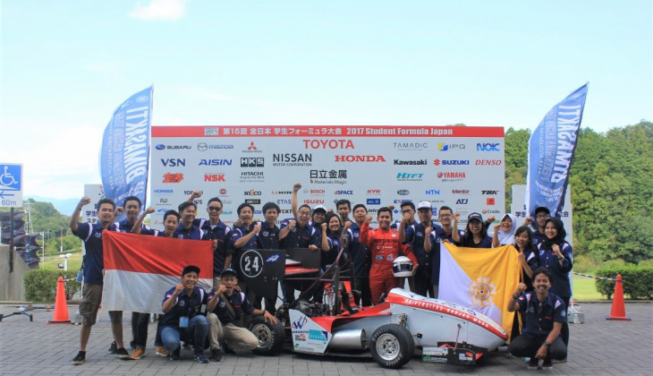 Bimasakti Pertamina Racing Team Unggul pada Static Event Student Formula Japan 2017