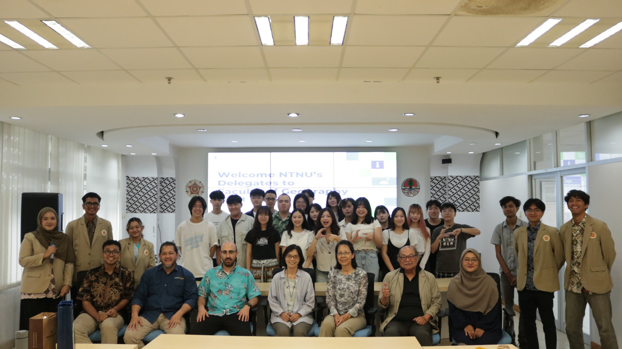 UGM Faculty of Geography welcomes a delegation from NTNU Taiwan, initiating long-term partnership opportunities in collaborative research, academic programs, and knowledge exchange.