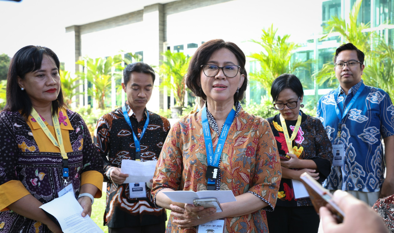 UGM Rector in UGM admission test