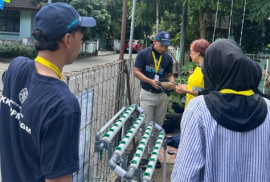 hydroponic system by UGM students