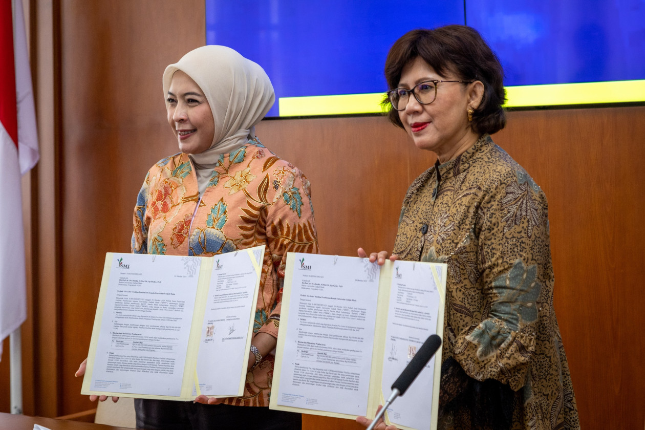 UGM partners with PT SMI to provide IDR 150 billion in financing support for the development of UGM Academic Hospital (RSA UGM).