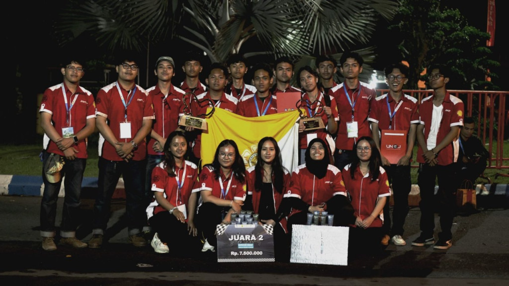 UGM’s Semar Team achieved second and third place in the 2025 Energy-Efficient Car Contest held at the University of Jember.