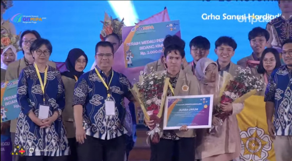 UGM wins the 2025 National ONMIPA with 6 golds, 1 silver, 6 bronzes, and 1 honorable mention, securing its position as Indonesia’s leading science university.