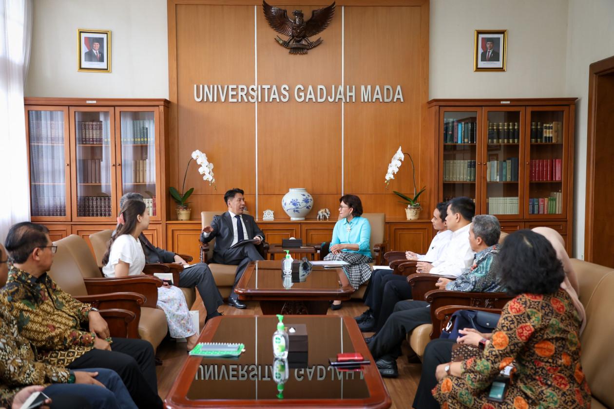 UGM and Mongolian Ambassador explore educational and research cooperation, focusing on livestock innovation, student exchange, and joint academic programs.