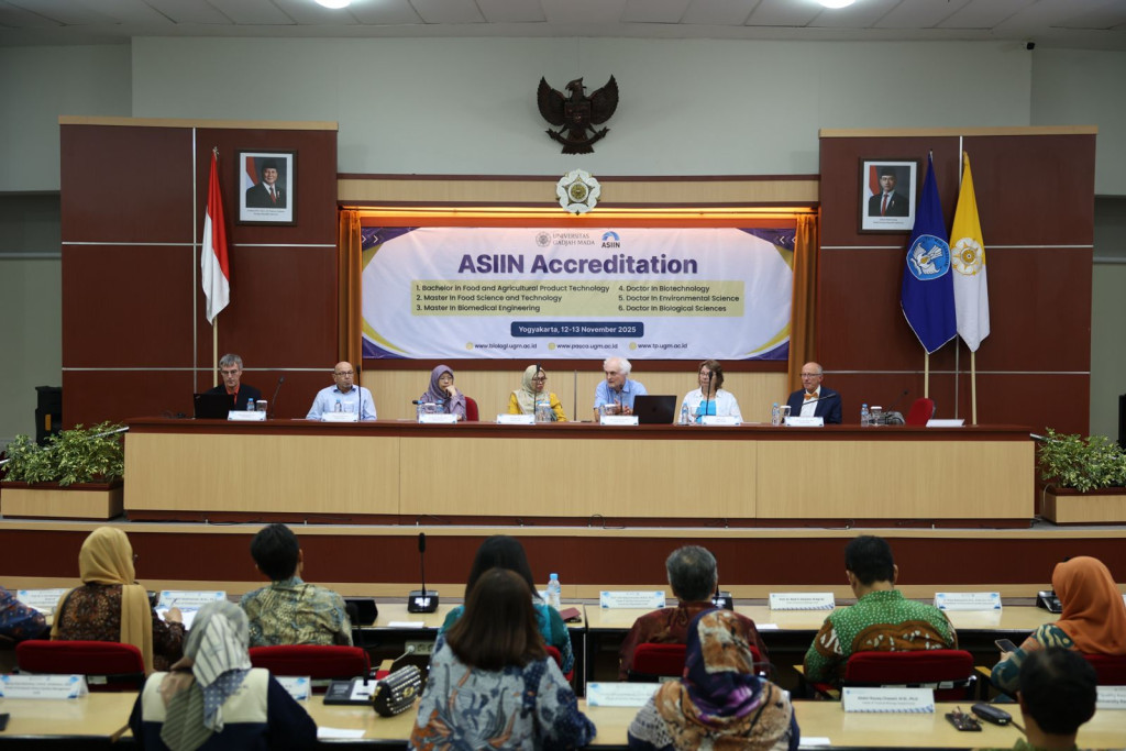 UGM completes ASIIN international accreditation visitation, receiving evaluations and recommendations for six study programs across three faculties.