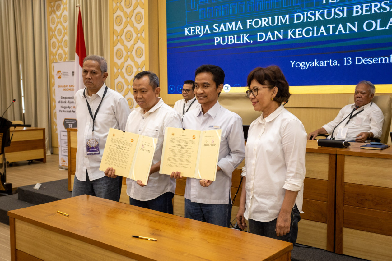 UGM and Kagama held a policy dialogue to bridge academic research with societal needs and promote evidence-based public policymaking.