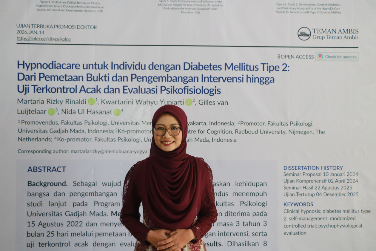UGM research shows diabetes care requires emotional regulation and self-management, with clinical hypnosis supporting long-term treatment outcomes.