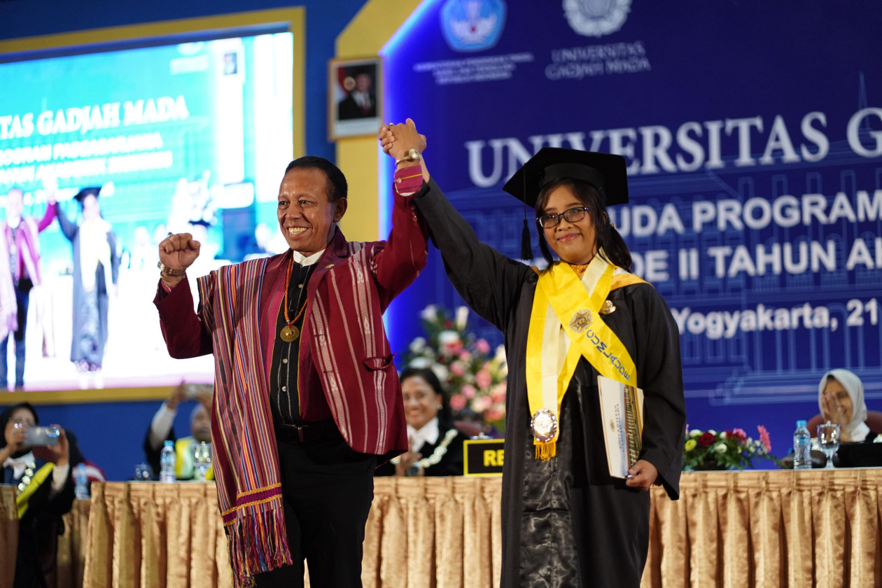An inspiring story of Manuel Vong, UGM alumnus from Timor-Leste, whose journey led him to serve as minister, rector, and education advocate.