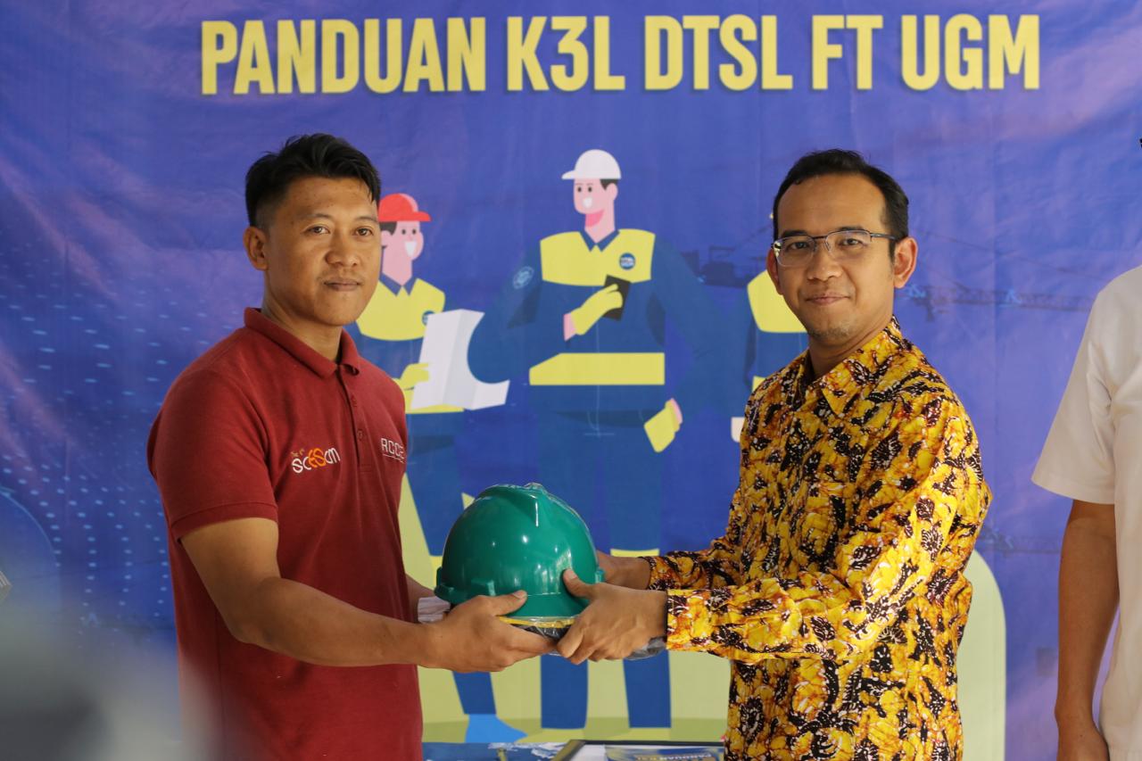 HSSE Guidelines displayed at the Department of Civil and Environmental Engineering, UGM.