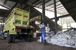 Waste processing activities at UGM.