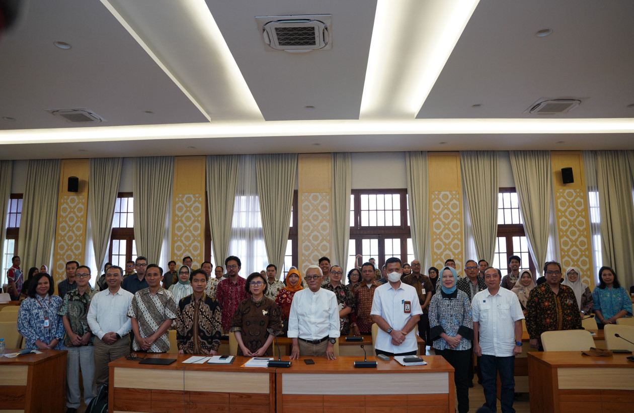 Participants of the national Focus Group Discussion on biodiversity management at UGM’s Central Office