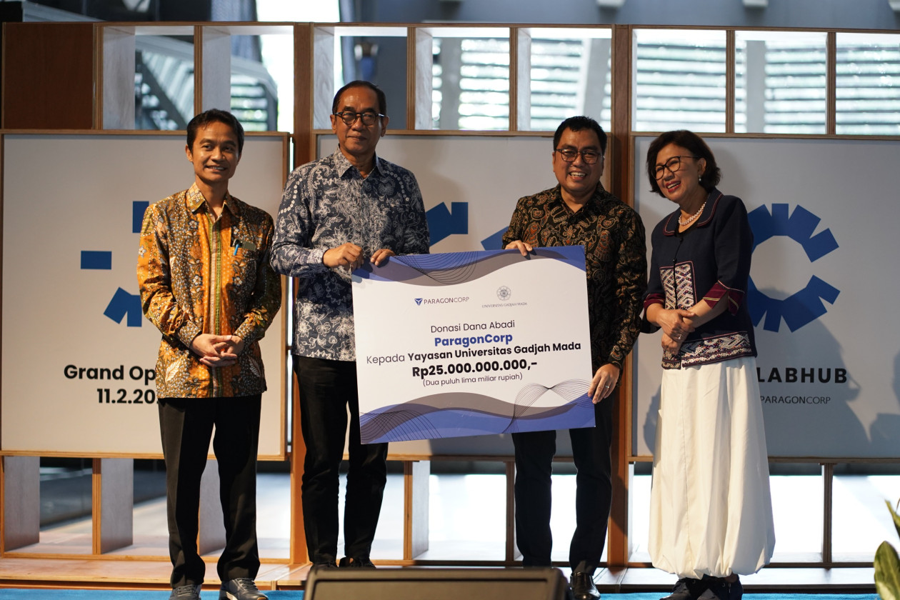UGM and Paragon Corp launch CollabHub at GIK UGM to foster student collaboration and innovation.