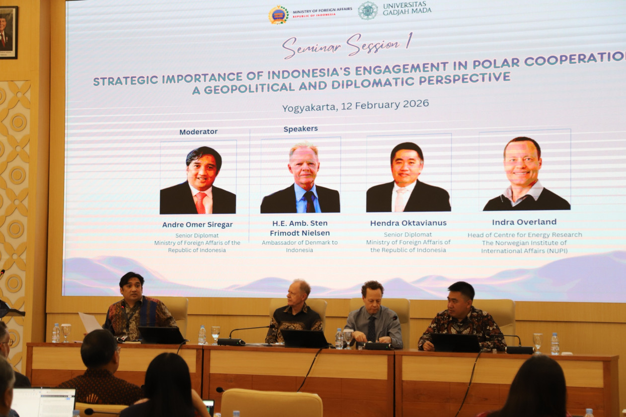 UGM and Indonesia’s Foreign Ministry promote polar research and global cooperation on climate governance.