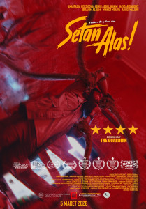 UGM Vocational College team promoting Setan Alas! ahead of its nationwide release.