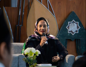 Speakers discuss women’s equality during a Ramadan dialogue at Mardliyyah Islamic Center.